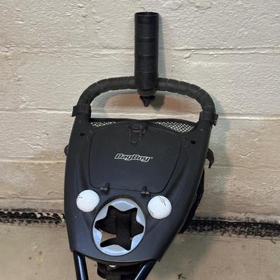 LOT 9B: Golfing Collection - Multiple Sets Of Clubs, Bags, Bag Boy Cart & More