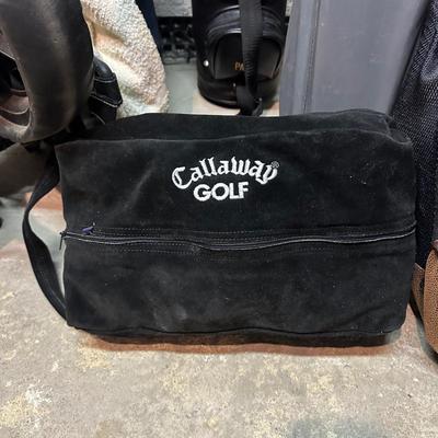 LOT 9B: Golfing Collection - Multiple Sets Of Clubs, Bags, Bag Boy Cart & More