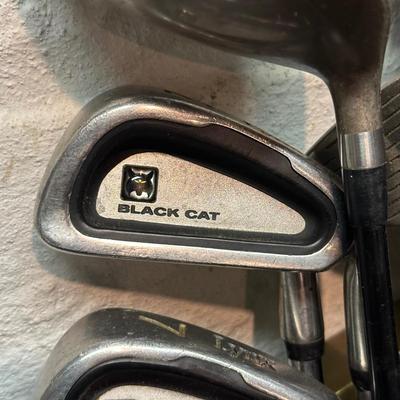 LOT 9B: Golfing Collection - Multiple Sets Of Clubs, Bags, Bag Boy Cart & More