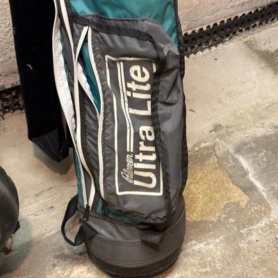 LOT 9B: Golfing Collection - Multiple Sets Of Clubs, Bags, Bag Boy Cart & More