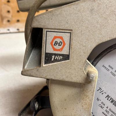 LOT 15B: Black & Decker Power Tools - Circular Saw, Jig Saw & More