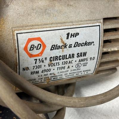 LOT 15B: Black & Decker Power Tools - Circular Saw, Jig Saw & More
