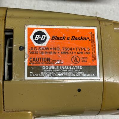 LOT 15B: Black & Decker Power Tools - Circular Saw, Jig Saw & More
