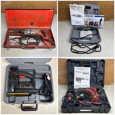 LOT 16B: Power Tools - Demolition Hammer, Dremel, Sawzaw & More