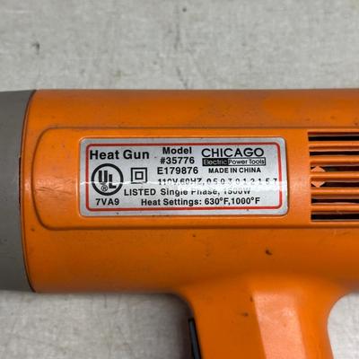 LOT 18B: Power Tool Collection - Laser Level, Heat Gun & More