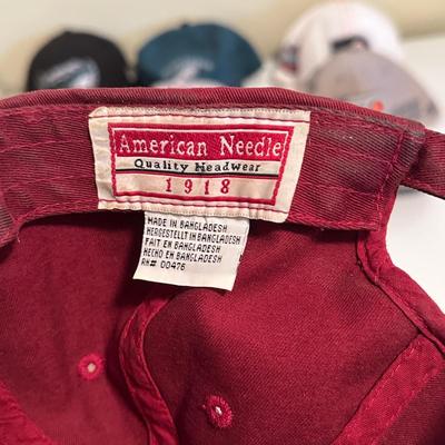 LOT 20D: Philadelphia Sports Baseball Caps - Eagles, Phillies, Flyers & 76ers