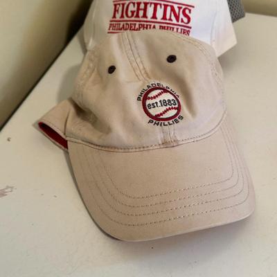 LOT 20D: Philadelphia Sports Baseball Caps - Eagles, Phillies, Flyers & 76ers