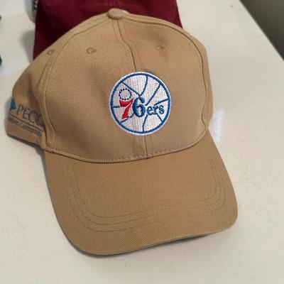 LOT 20D: Philadelphia Sports Baseball Caps - Eagles, Phillies, Flyers & 76ers