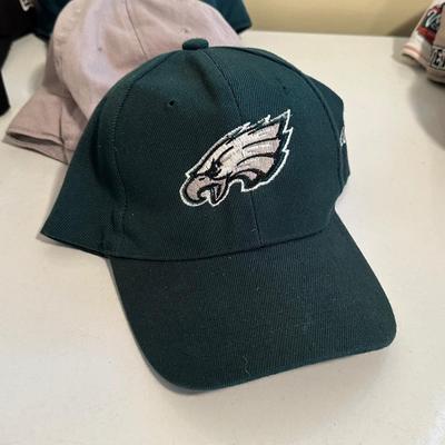 LOT 20D: Philadelphia Sports Baseball Caps - Eagles, Phillies, Flyers & 76ers