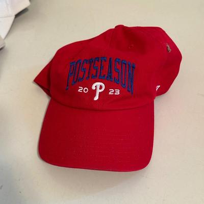 LOT 20D: Philadelphia Sports Baseball Caps - Eagles, Phillies, Flyers & 76ers