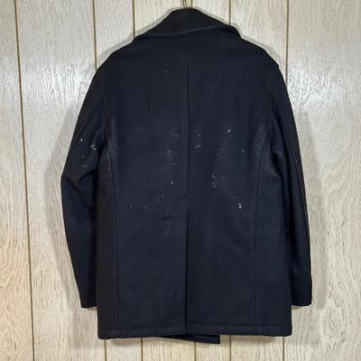 LOT 21X: Cooper Type A-2 Leather Flight Jacket & Spiewak Peacoat