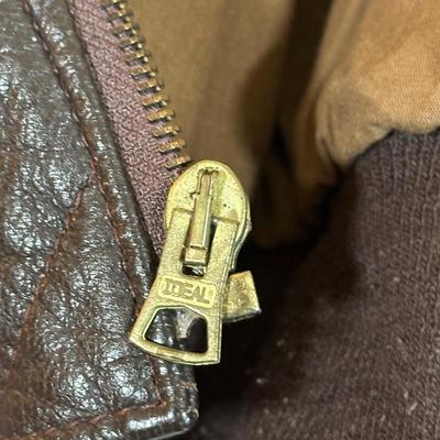 LOT 21X: Cooper Type A-2 Leather Flight Jacket & Spiewak Peacoat