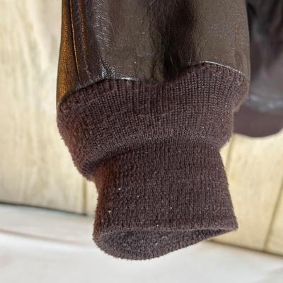 LOT 21X: Cooper Type A-2 Leather Flight Jacket & Spiewak Peacoat