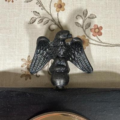 LOT 24Y: Vintage Springfield Eagle Top Barometer