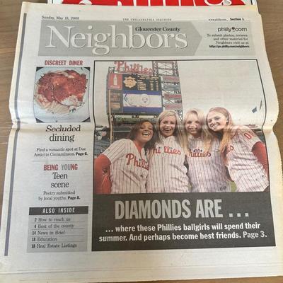 LOT 29Y: Philadelphia Phillies 2008 World Series Champions Poster, Tote Bag, Mirror & More