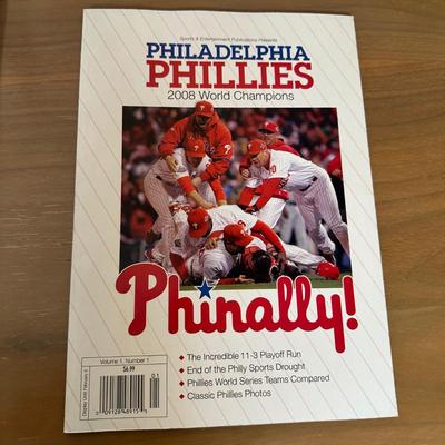 LOT 29Y: Philadelphia Phillies 2008 World Series Champions Poster, Tote Bag, Mirror & More