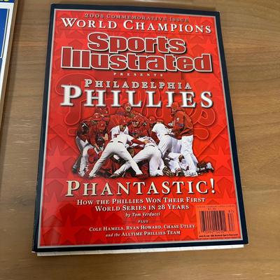 LOT 29Y: Philadelphia Phillies 2008 World Series Champions Poster, Tote Bag, Mirror & More