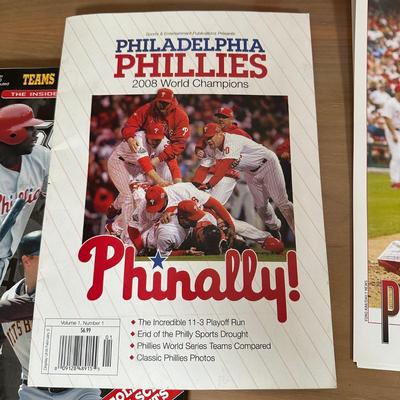 LOT 29Y: Philadelphia Phillies 2008 World Series Champions Poster, Tote Bag, Mirror & More