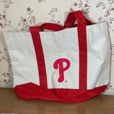 LOT 29Y: Philadelphia Phillies 2008 World Series Champions Poster, Tote Bag, Mirror & More