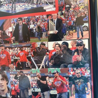 LOT 29Y: Philadelphia Phillies 2008 World Series Champions Poster, Tote Bag, Mirror & More