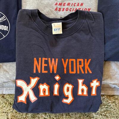 LOT 32Y: Baseball Themed T-Shirts