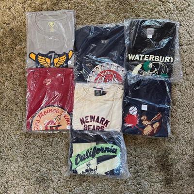 LOT 33Y: New In Package Sports Themed T Shirts