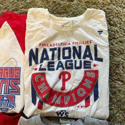 LOT 36Y: Philadelphia Phillies T-Shirt Collection