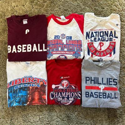 LOT 36Y: Philadelphia Phillies T-Shirt Collection