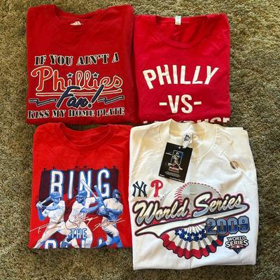 LOT 36Y: Philadelphia Phillies T-Shirt Collection