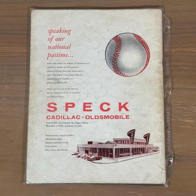 LOT 37Y: Vintage 1962, 1964, 1965 & 1966 Phillies Yearbooks