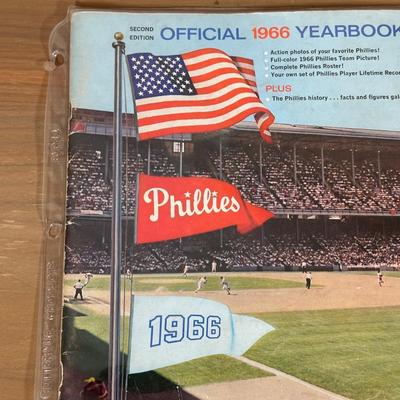 LOT 37Y: Vintage 1962, 1964, 1965 & 1966 Phillies Yearbooks