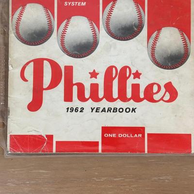 LOT 37Y: Vintage 1962, 1964, 1965 & 1966 Phillies Yearbooks