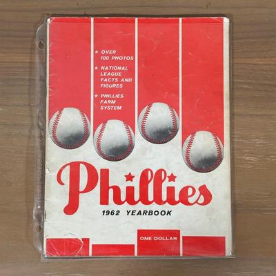 LOT 37Y: Vintage 1962, 1964, 1965 & 1966 Phillies Yearbooks