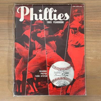 LOT 37Y: Vintage 1962, 1964, 1965 & 1966 Phillies Yearbooks