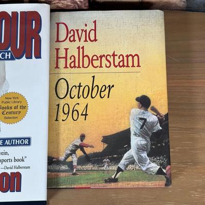 LOT 38Y Collection Of Baseball Themed Books
