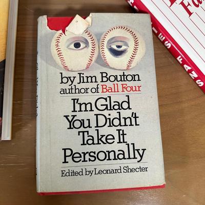 LOT 38Y Collection Of Baseball Themed Books