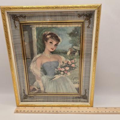 LOT 44K: Vintage Cydney Grossman Print and Lady Sheffield & Elizabeth by Thomas Gainsborough & Duchess of Devonshire by Sir...