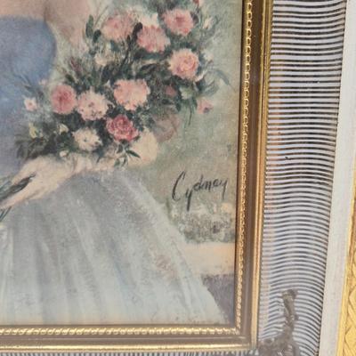 LOT 44K: Vintage Cydney Grossman Print and Lady Sheffield & Elizabeth by Thomas Gainsborough & Duchess of Devonshire by Sir...