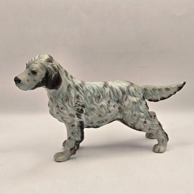 LOT 45K: Royal Copley Kitten with Ball of Yarn, Dalmatian Dog Figure, & English Setter Dog Figure