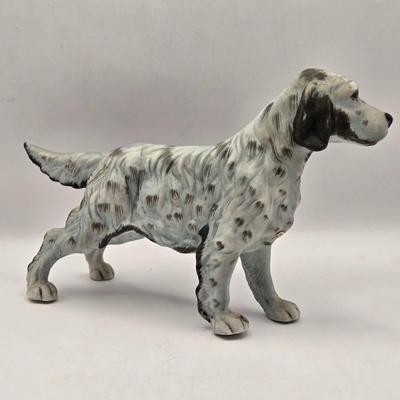 LOT 45K: Royal Copley Kitten with Ball of Yarn, Dalmatian Dog Figure, & English Setter Dog Figure