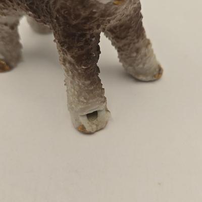 LOT 46K: Just in Time For Spring! 1950s Sugar Salt Glazed Baby Fawn, Lamb, & Sheep Donkey , 2 Goebel Bunnies, & Basket of Flowers