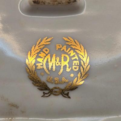 LOT 47K: Victorian Double Handled Bud Vase, Vintage Enesco Bud Vase, Small Asian Style Bud Vase, Royal Albert Christmas Rose, &...