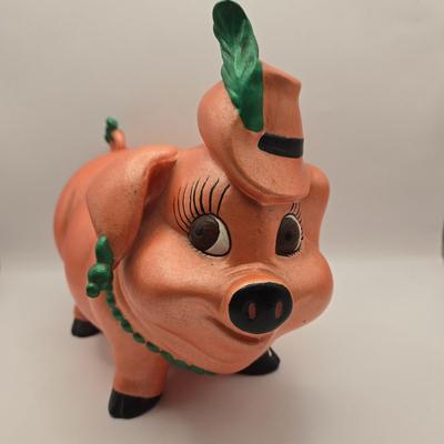 LOT 48K: Vintage Atlantic Mold Piggy Bank