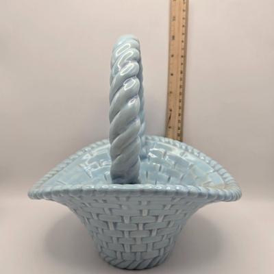 LOT 51K: Ceramic Basket, Blue Bird Potpourri Holder, & Planters and Things Planter