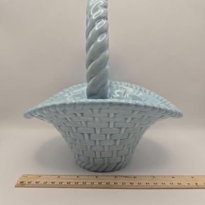 LOT 51K: Ceramic Basket, Blue Bird Potpourri Holder, & Planters and Things Planter