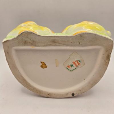 LOT 51K: Ceramic Basket, Blue Bird Potpourri Holder, & Planters and Things Planter