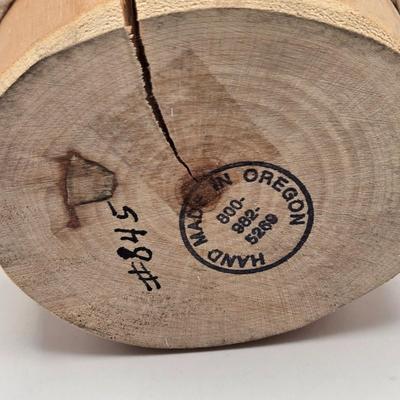 LOT 53K: MCM Leaf Vase, Royal Norfolk Napkin Holder and Salt & Pepper Shakers, Gravy Boat, Schmid Hark the Herald Music Box, Noritake...