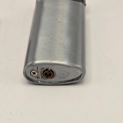 LOT 54K: Variety of Flasks & Lighters