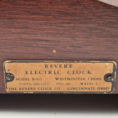 LOT 59K: Revere Mantle Clock