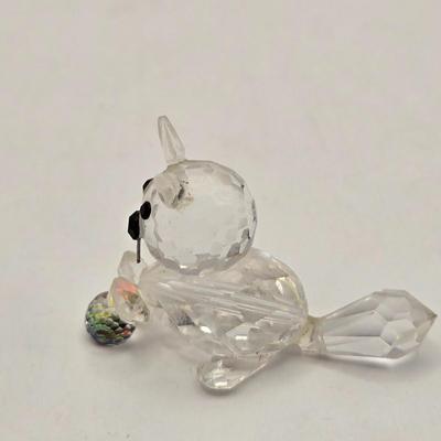 LOT 60K: Glass Clown, Show Dog, Owl, & Cat